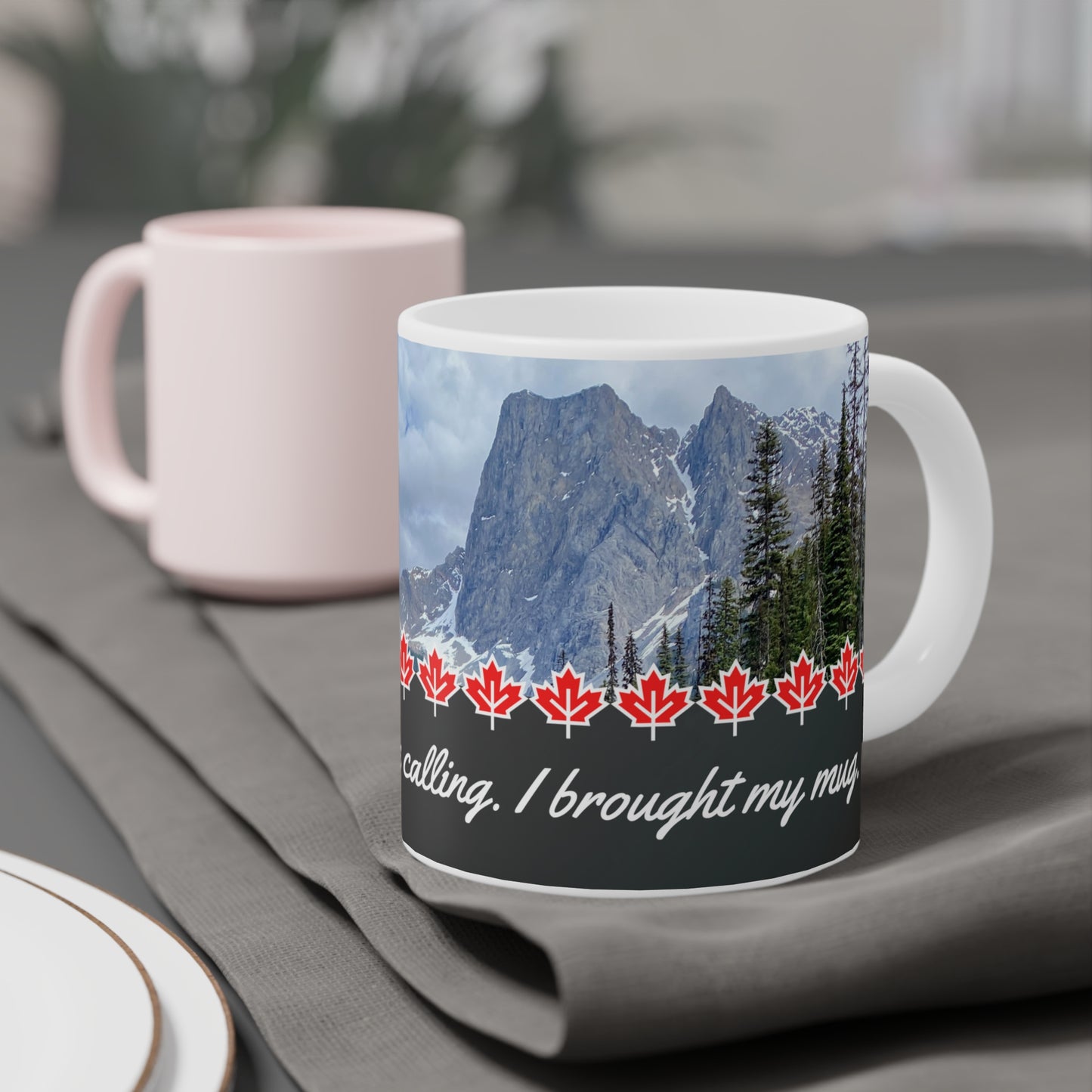 Ceramic Mugs Canadian mountain (11oz\15oz\20oz)