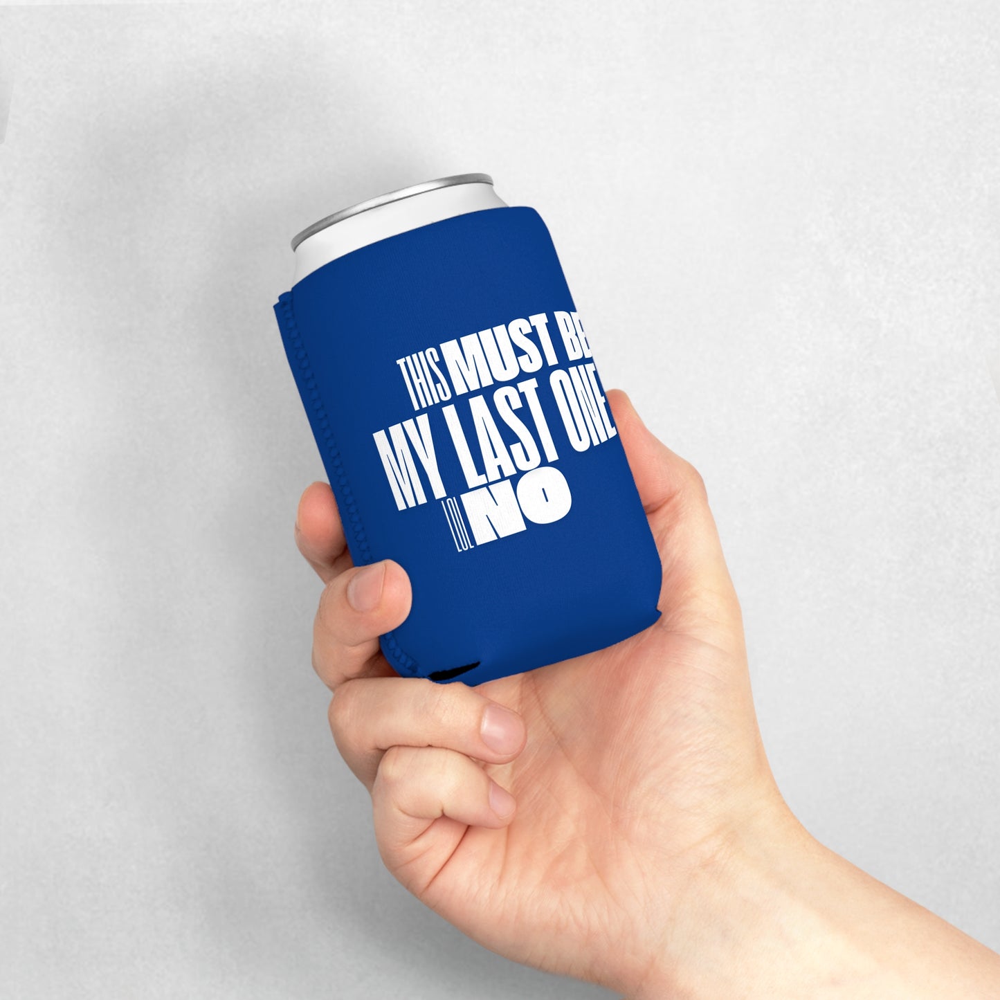 Blue Can Cooler Sleeve
