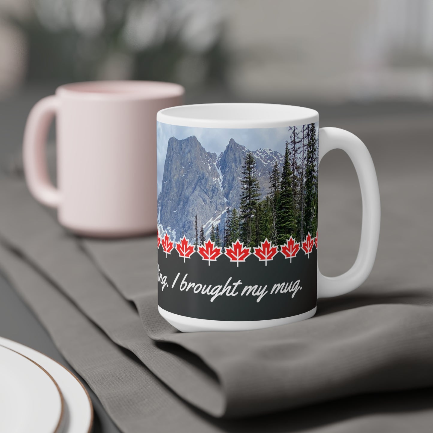 Ceramic Mugs Canadian mountain (11oz\15oz\20oz)